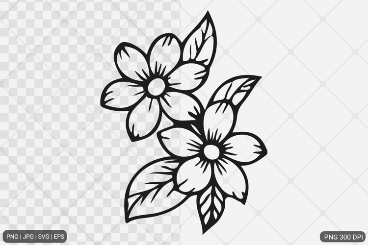Border Clipart Black And White Image 7