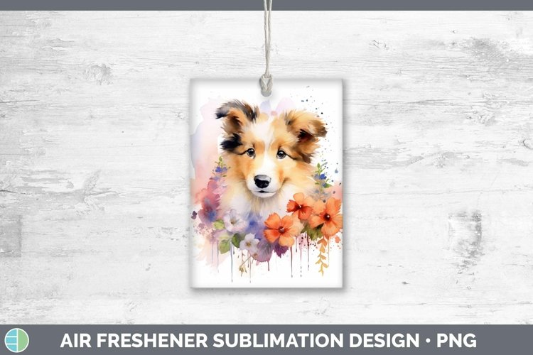 GorgeousFloral Dog Air Freshener design.