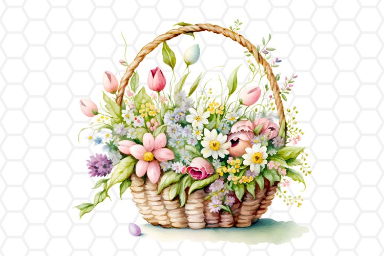 Easter Basket Clipart Image 3