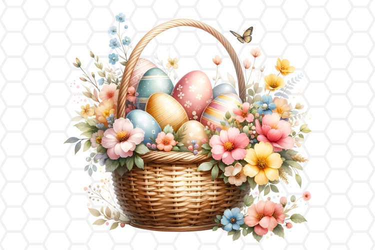 Easter Basket Clipart Image 3