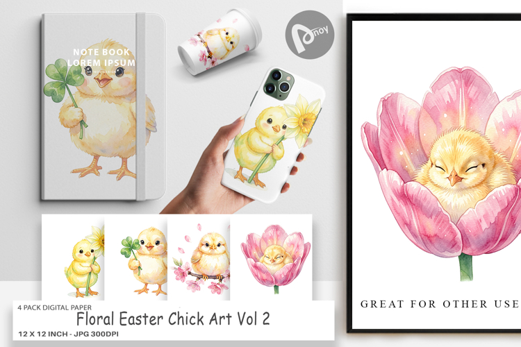 Easter Scrapbook Paper Image 17