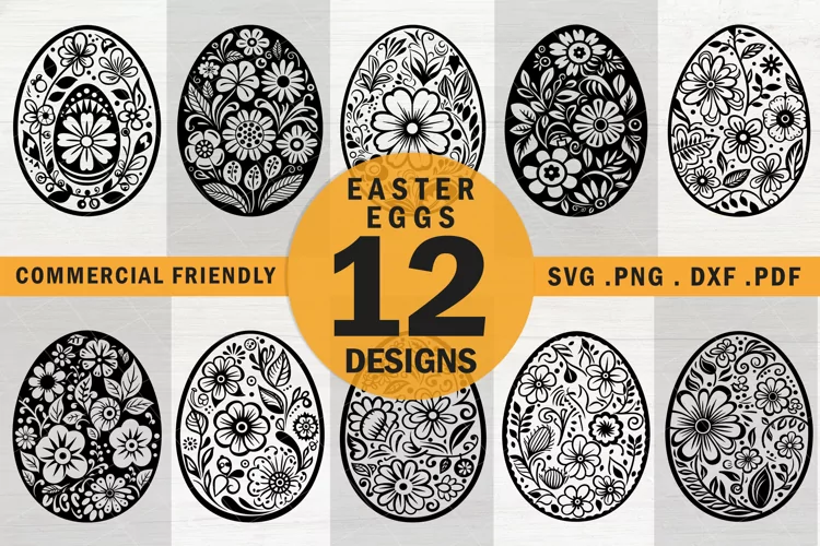 Floral easter egg svg,flower easter egg,Easter mandala svg