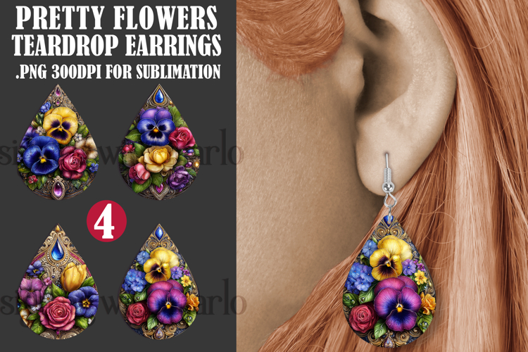Sublimation Earring Designs Image 2
