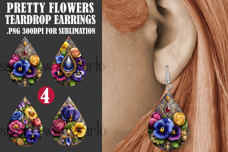 Sublimation Earring Designs Image 24