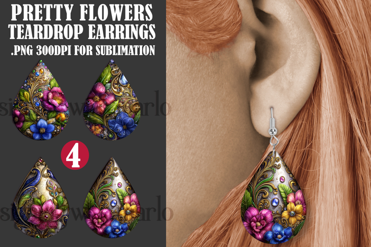 Sublimation Earring Designs Image 23