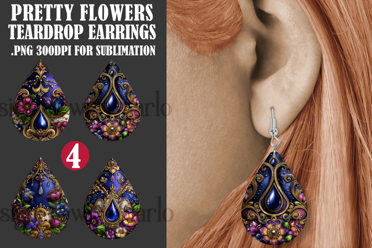 Sublimation Earring Designs Image 21