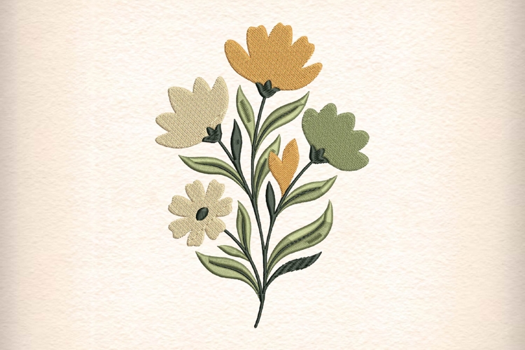 Floral Embroidery Design
