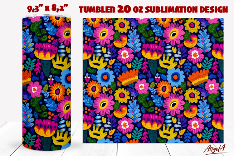 20 Oz Sublimation Tumbler Wrap Image 11