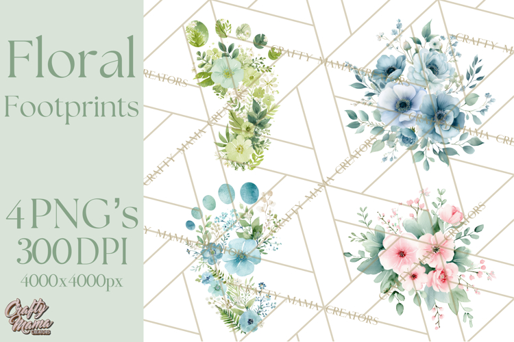 Baby Footprints Clipart Image 6