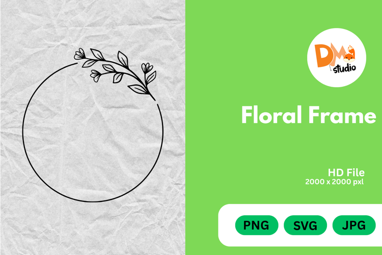 Flower Border Clipart Image 2