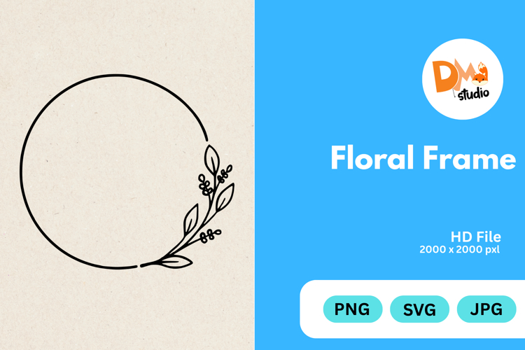Flower Border Clipart Image 19
