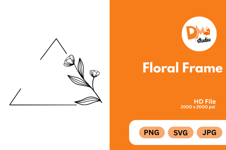 Flower Border Clipart Image 16