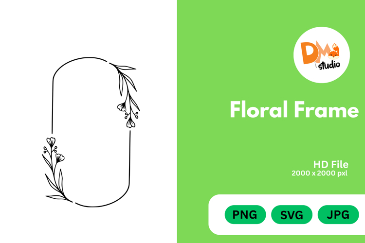 Flower Border Clipart Image 17