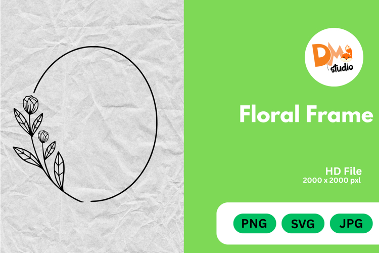 Flower Border Clipart Image 15
