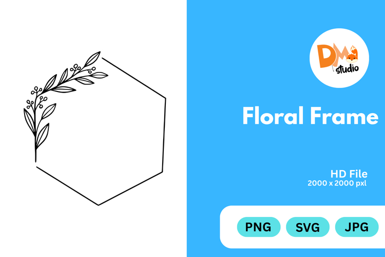 Flower Border Clipart Image 6