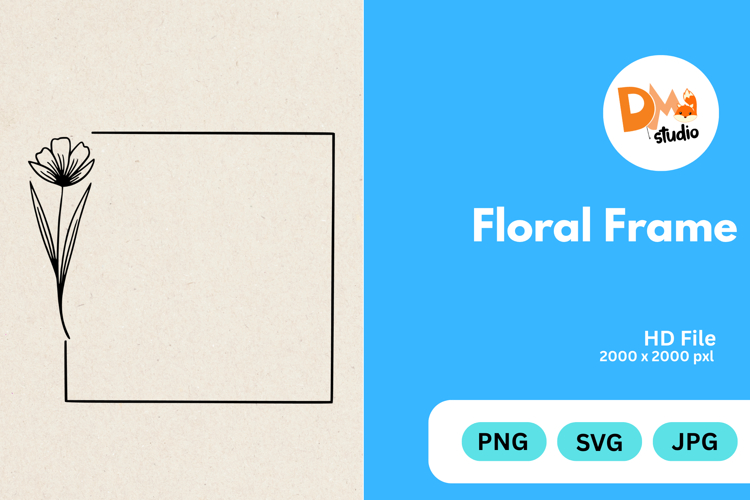 Flower Border Clipart Image 5