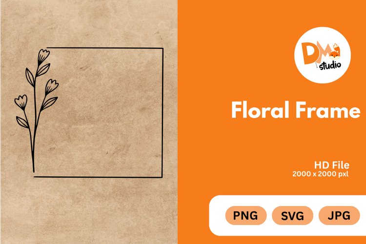 Flower Border Clipart Image 3