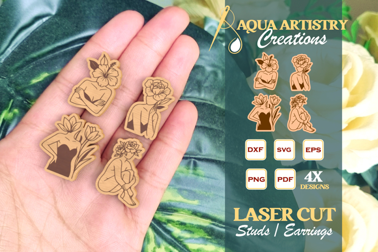 Glowforge Earrings Image 5