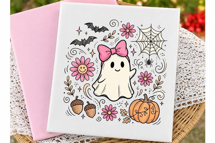 Floral Halloween Shirt Design