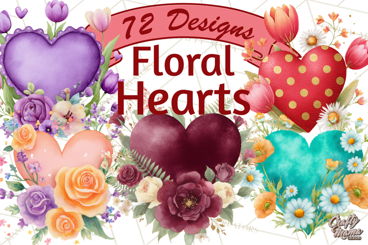 Valentine Hearts Clipart Image 2