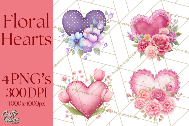 Valentine Hearts Clipart Image 4