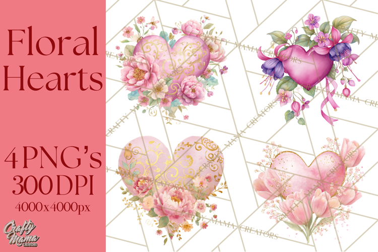 Valentine Hearts Clipart Image 6