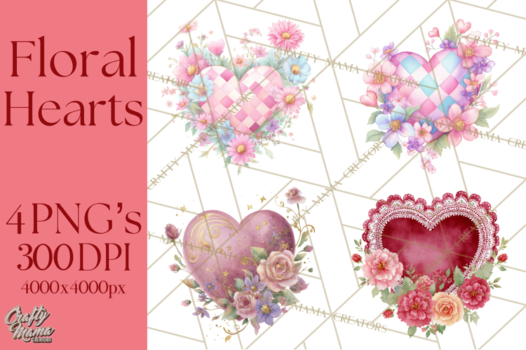 Valentine Hearts Clipart Image 7