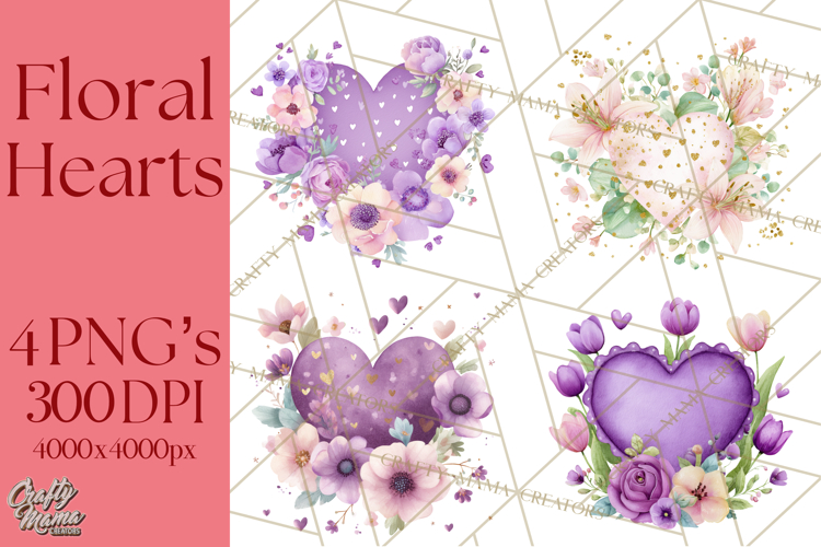 Valentine Hearts Clipart Image 8