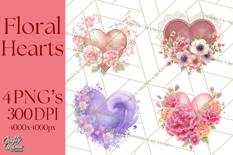 Valentine Hearts Clipart Image 11
