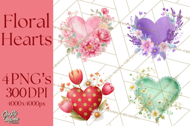Valentine Hearts Clipart Image 16