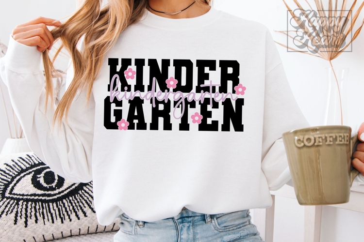 Kindergarten Teacher SVG - Back To School SVG - Hello Kinder