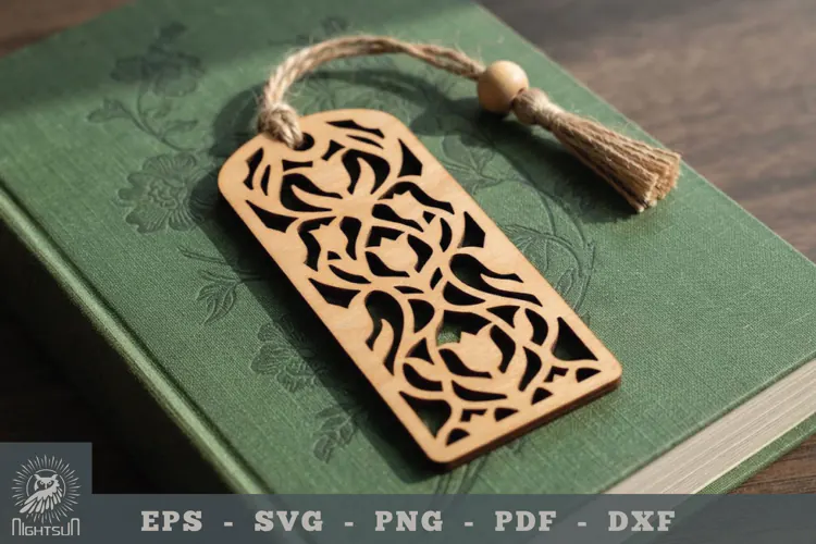 Floral Lasercut Bookmark 2