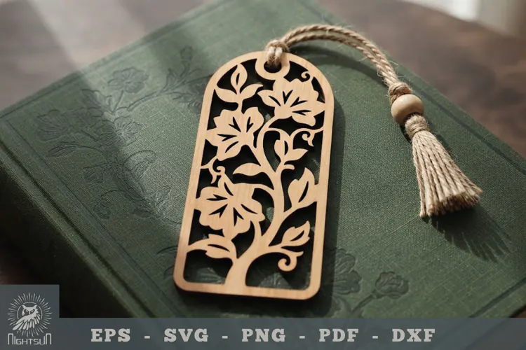 Floral Lasercut Bookmark 3