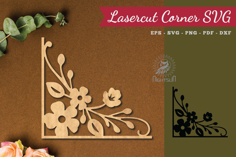 Floral Corner Svg Image 12