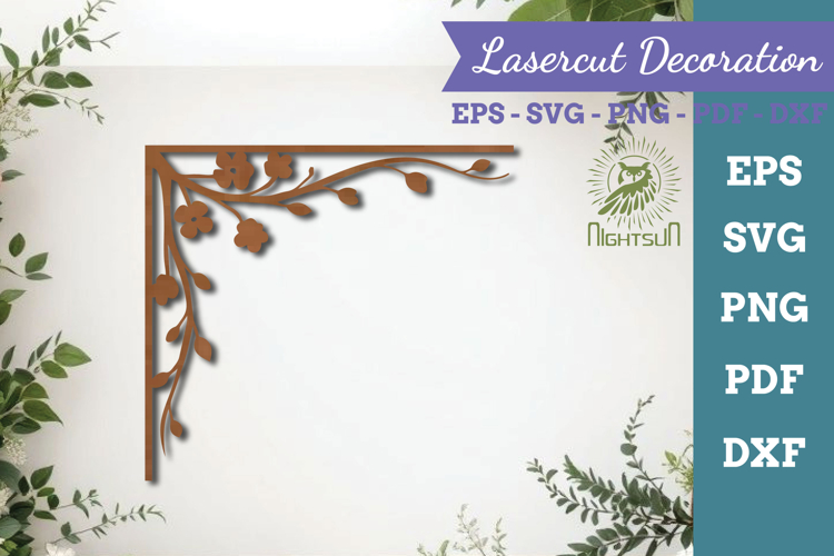 Floral Corner Svg Image 15