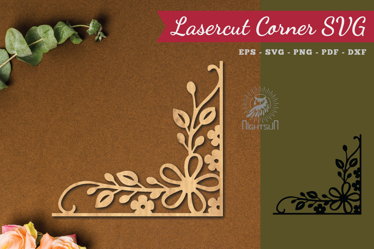 Floral Corner Svg Image 10