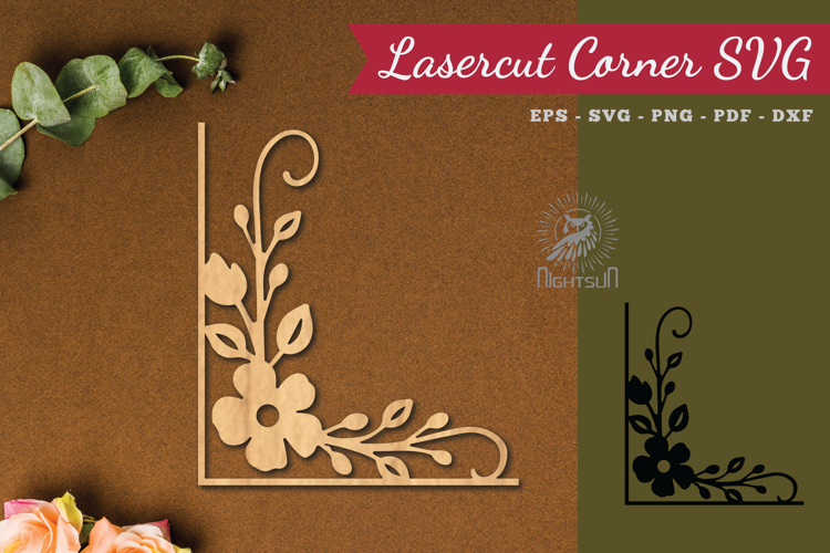 Floral Corner Svg Image 9