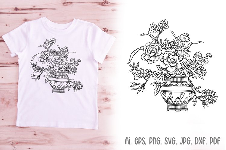 Vase Svg Image 10