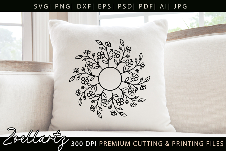 Flower Silhouette Image 17