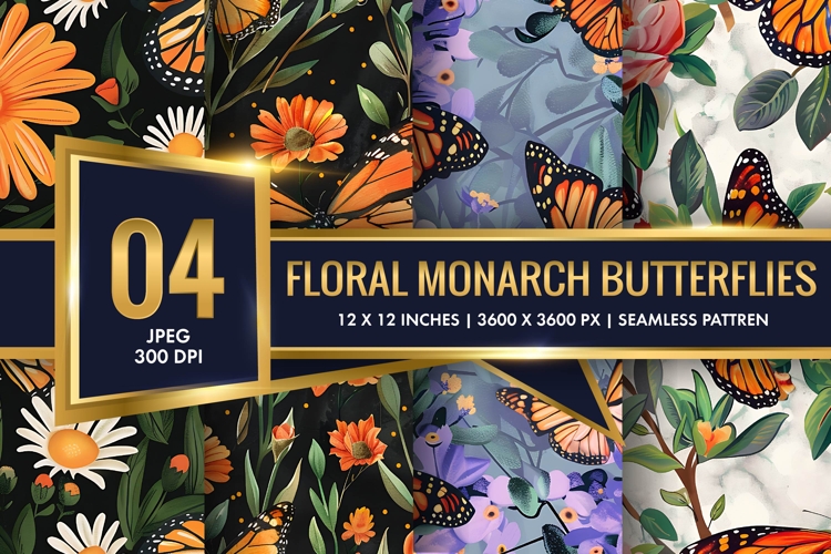 Monarch Butterfly Clipart Image 17
