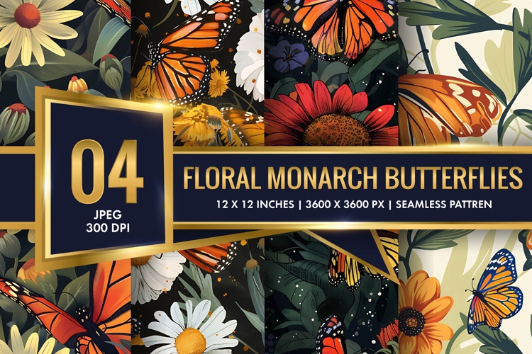 Monarch Butterfly Clipart Image 15