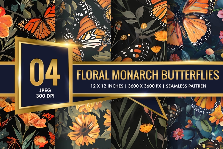 Monarch Butterfly Clipart Image 19