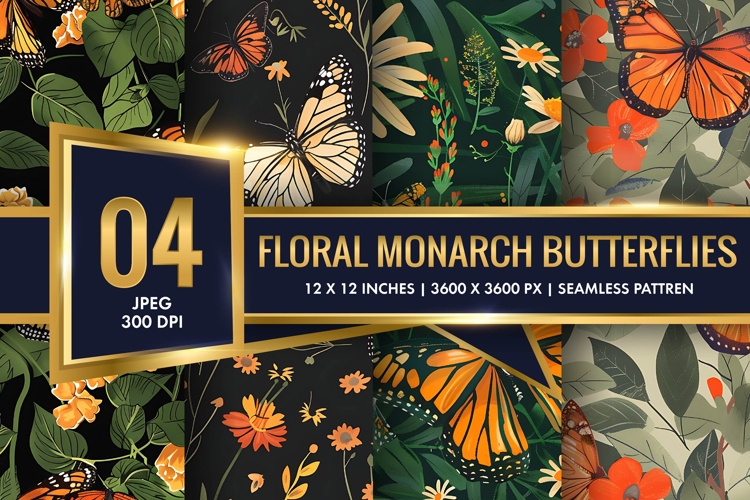 Monarch Butterfly Clipart Image 16