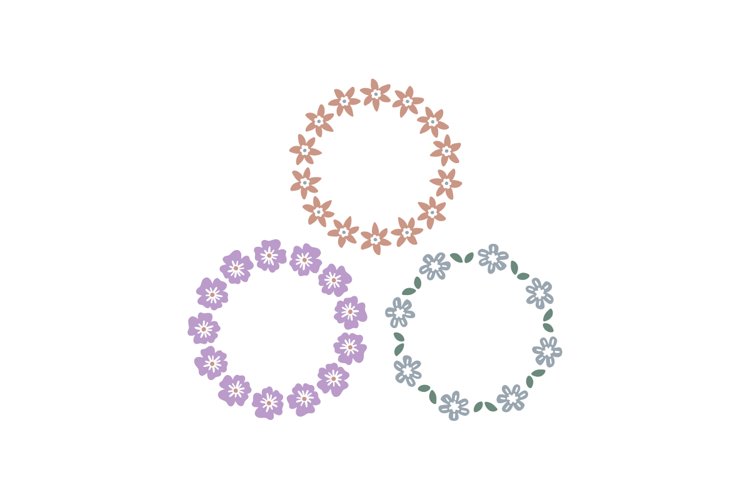 Floral Monogram Frames
