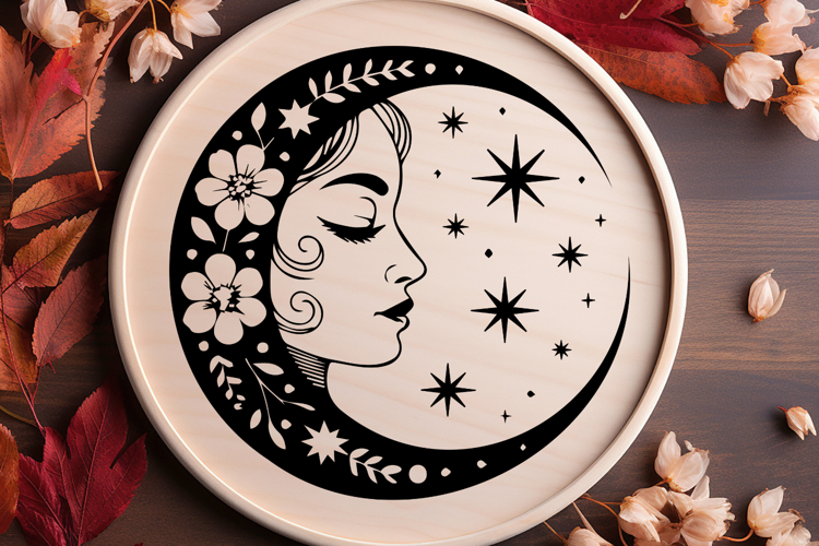 Moon and Stars Clipart Image 4