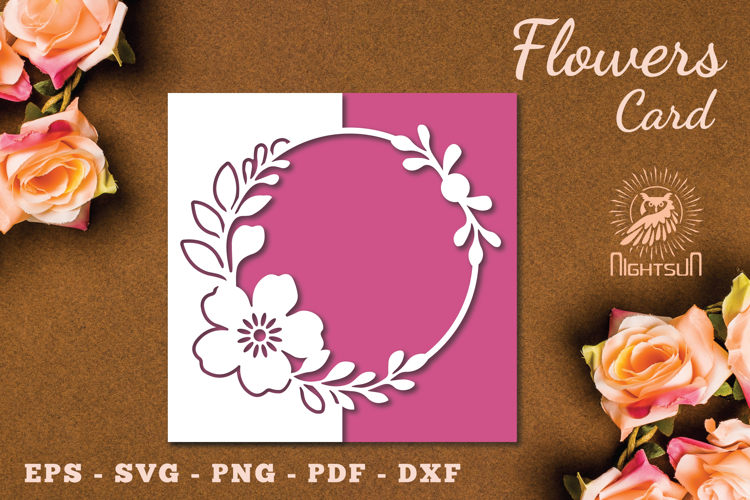 Butterfly Card Svg Image 3