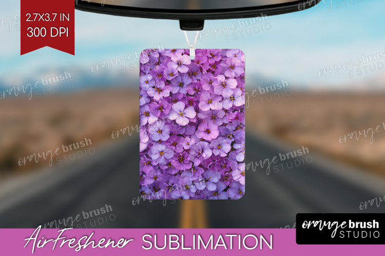 Pastel Floral Air Freshener PNG - Flower Field PNG