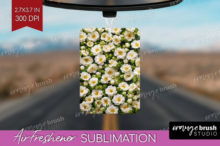 Pastel Floral Air Freshener PNG - Flower Field PNG