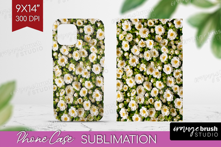 Pastel Floral Phone Case PNG - Flower Field Case PNG