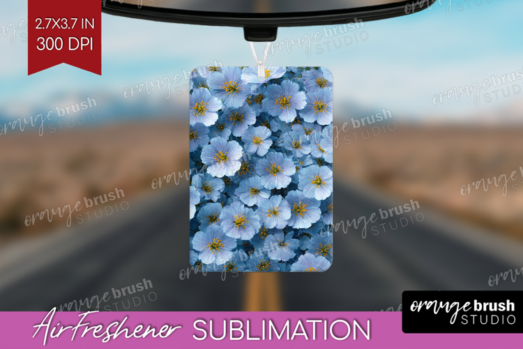 Pastel Floral Air Freshener PNG - Flower Field PNG